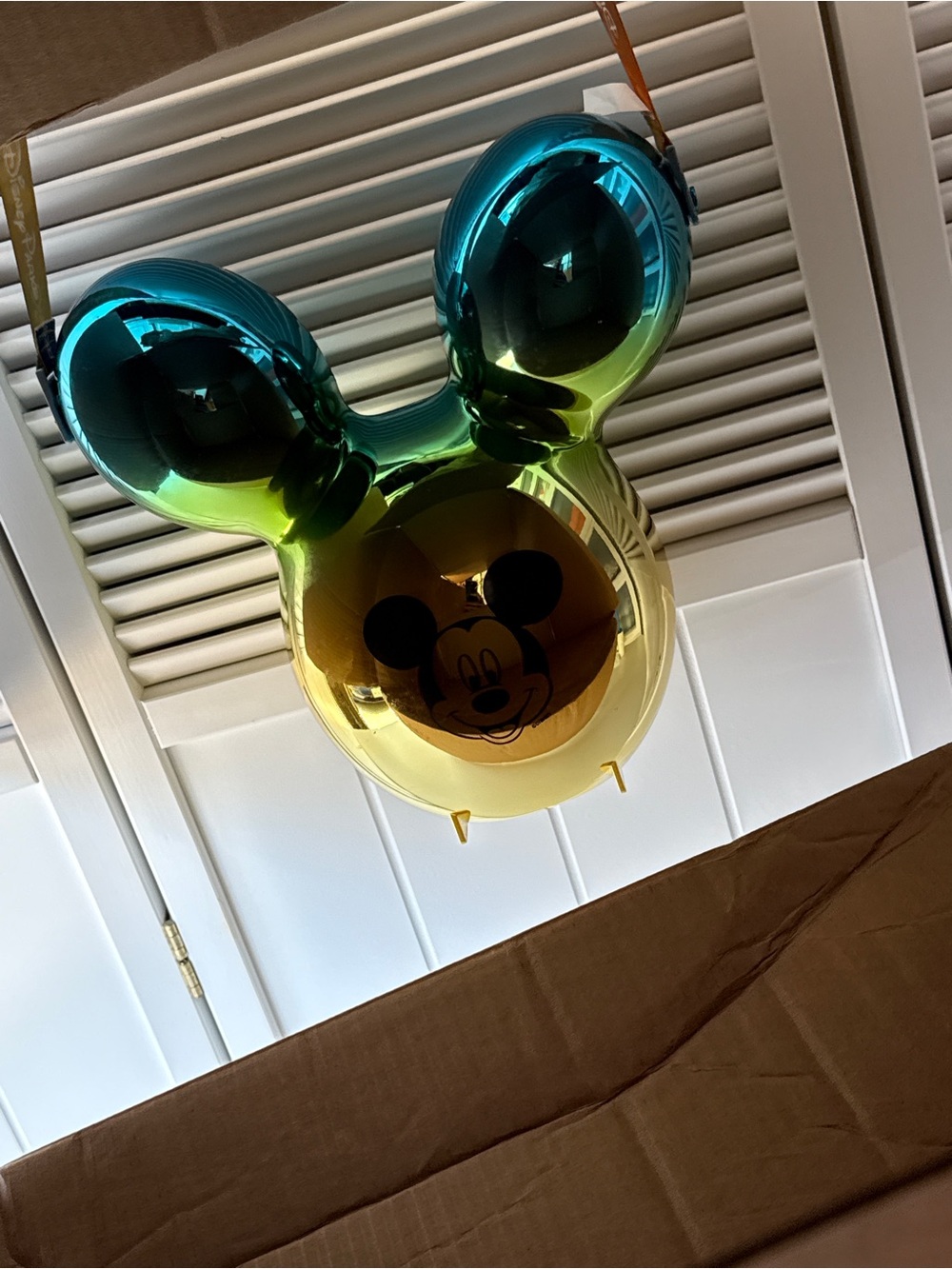 Disney Mickey Mouse Ombre Foil Balloon in Teal, Green, Gold